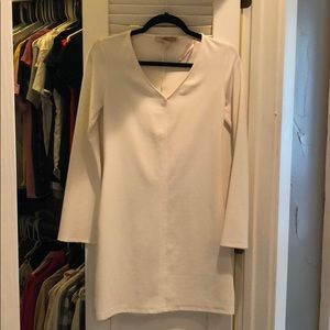 White Bell Sleeve Dress